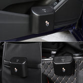 Pink Floral Car Trash Bin & Storage Box – Hanging Covered Car Organiser