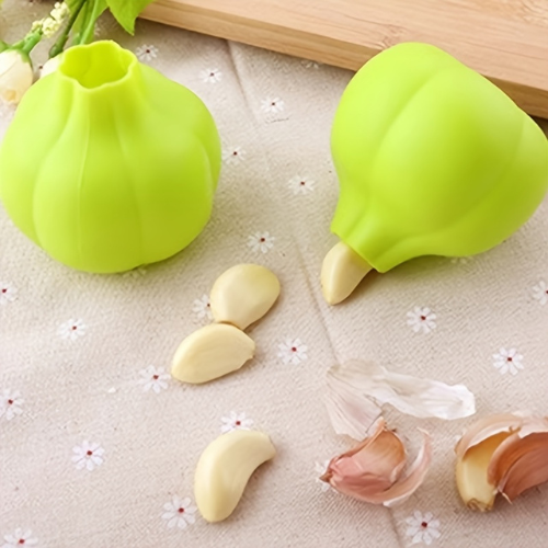 1pc Silicone Garlic Peeler – Quick & Easy Garlic Skin Remover Kitchen Gadget