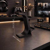 2-in-1 Gaming Controller Stand & Headphone Holder – Desktop Gaming Organizer for PS5 Xbox PC
