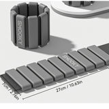 2PCS Adjustable Weighted Wrist & Ankle Bands – Invisible Non-Slip Strength Training Weights