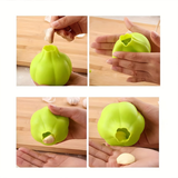 1pc Silicone Garlic Peeler – Quick & Easy Garlic Skin Remover Kitchen Gadget