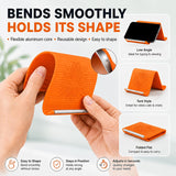 Foldable Flexible Phone Tablet Laptop Stand – Adjustable Silicone & Aluminium Support Holder