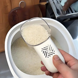 Multi-Functional Rice Scoop & Measuring Cup – Kitchen Food Grain Storage Spoon