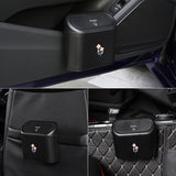 Pink Floral Car Trash Bin & Storage Box – Hanging Covered Car Organiser