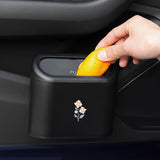 Pink Floral Car Trash Bin & Storage Box – Hanging Covered Car Organiser