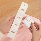 Portable Jewelry Organizer Roll – Foldable Travel Jewelry Storage Bag with 4 Compartments