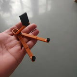 Portable Phone Stand Keychain – Mini Spring Hook Cell Phone Holder for iPhone & Smartphones