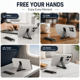 Portable Phone Stand Keychain – Mini Spring Hook Cell Phone Holder for iPhone & Smartphones