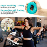 Silicone Hand Grip Strengthener – Full Hand & Finger Exerciser for Training & Rehabilitation
